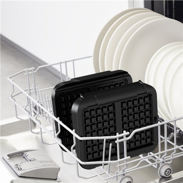 TEFAL OptiGrill Snack and baking accessory | XA730810 | Number of pastry 1 | Waffle | Black 3