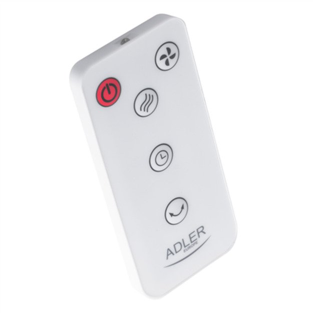 Adler Bladeless Fan | AD 7344 | Tower Fan | White | Diameter 23 cm | Number of speeds 3 | Oscillation | 60 W | Remote control