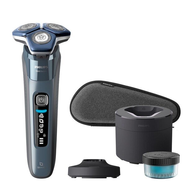 Philips SHAVER Series 7000 S7882/55 Wet and dry electric shaver, cleaning pod & pouch 2