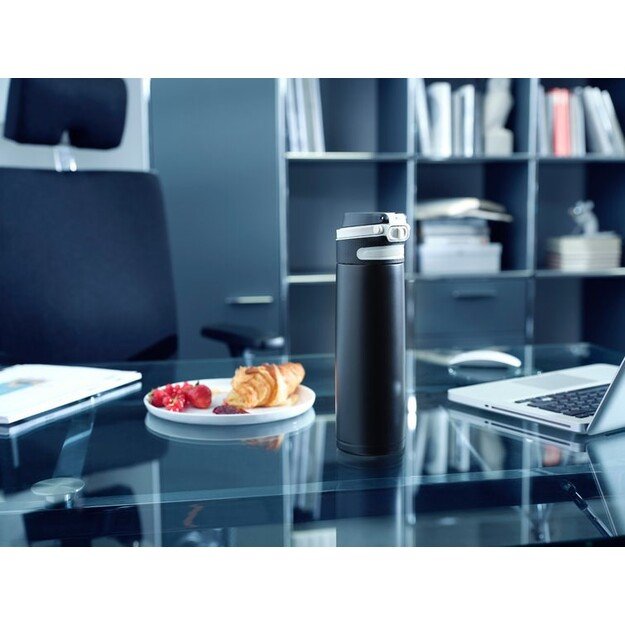 Leifheit 03271 travel mug 600 ml Black Stainless steel 4