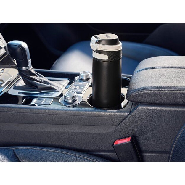 Leifheit 03271 travel mug 600 ml Black Stainless steel 3