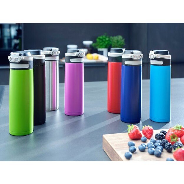 Leifheit 03271 travel mug 600 ml Black Stainless steel 2