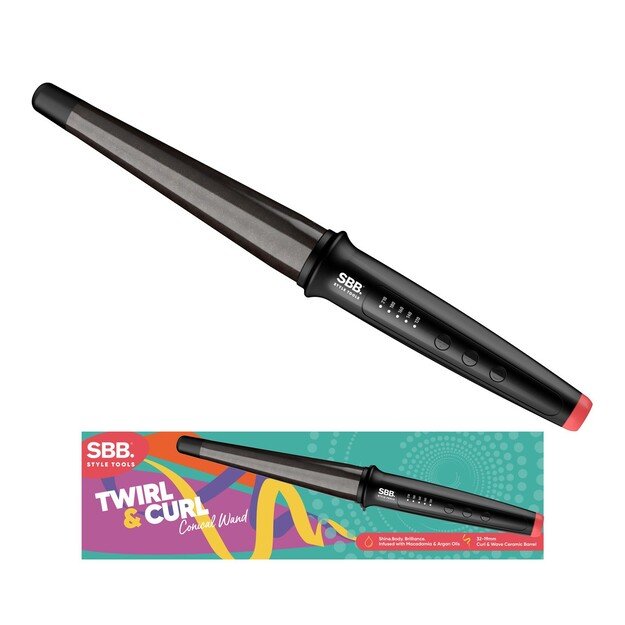 SBB. SBWD-1000-EU Twirl & Curl Conical Wand 6