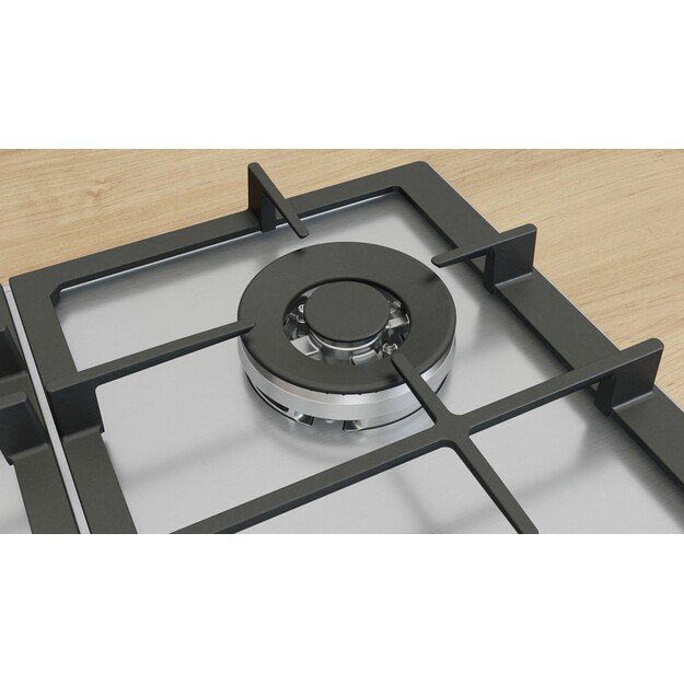 Bosch Serie 6 PCH6A5I90 hob Stainless steel Built-in 60 cm Gas 4 zone(s) 1
