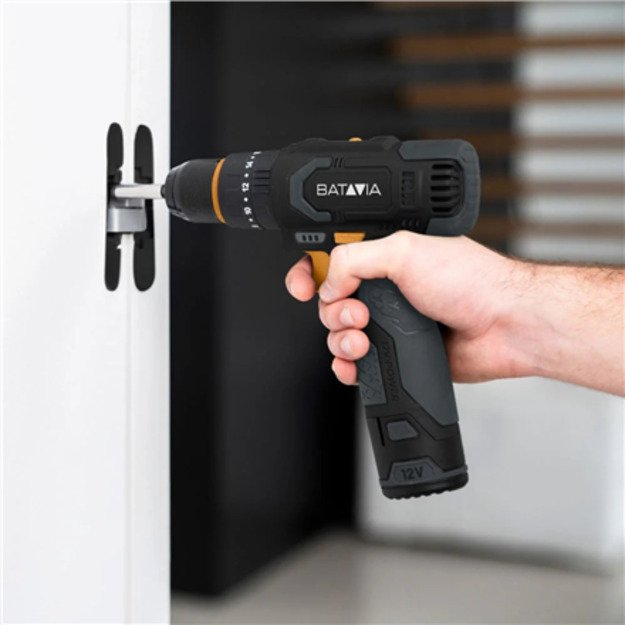 Batavia 12V combi drill 2.0 set (1 x battery 2Ah / 1 x USB charging cable) 5