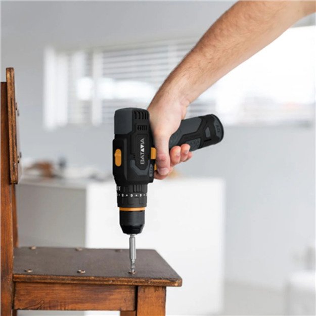 Batavia 12V combi drill 2.0 set (1 x battery 2Ah / 1 x USB charging cable) 4