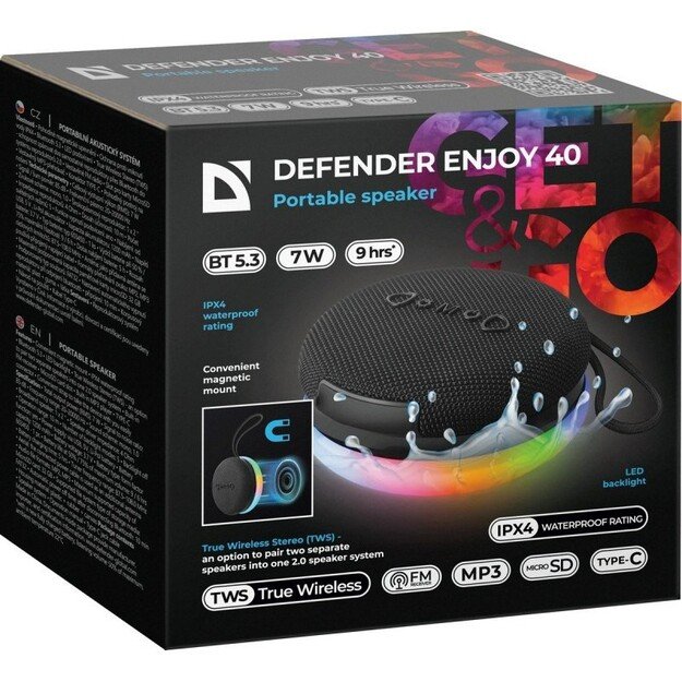 BLUETOOTH SPEAKER DEFENDER ENJOY 40 7W 5