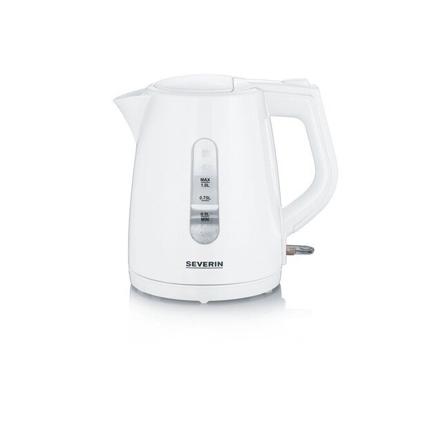 Severin WK 3411 electric kettle 1 L 2200 W White 3