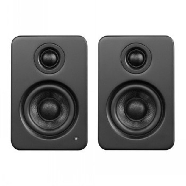 KANTO AUDIO 3  DRIVER - POWERED SPEAKERS WITH USB DAC AND 3.5MM AUX - MATTE BLACK (INCL. TYPE C & G POWER CORDS)