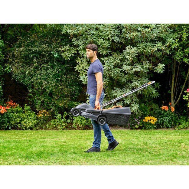 BLACK & DECKER BEMW351-QS Electric Lawn Mower, 1000 W, 32 cm