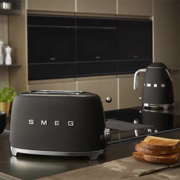 Smeg 50 s Style Toaster TSF01BLMEU Black
