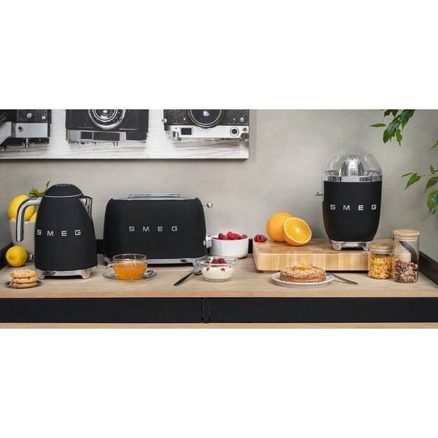 Smeg 50 s Style Toaster TSF01BLMEU Black