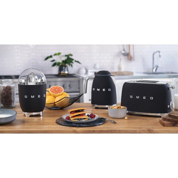 Smeg 50 s Style Toaster TSF01BLMEU Black