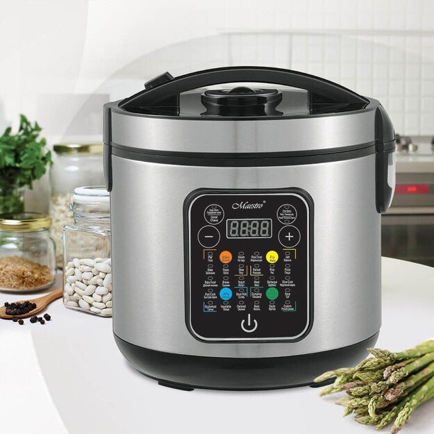 Maestro MR-794 multi cooker 5 L 900 W Black, Satin steel 3