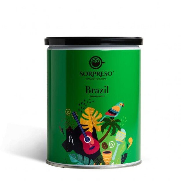 Malta kava SORPRESO BRAZIL YELLOW BOURBON 250g (Skardinėje)