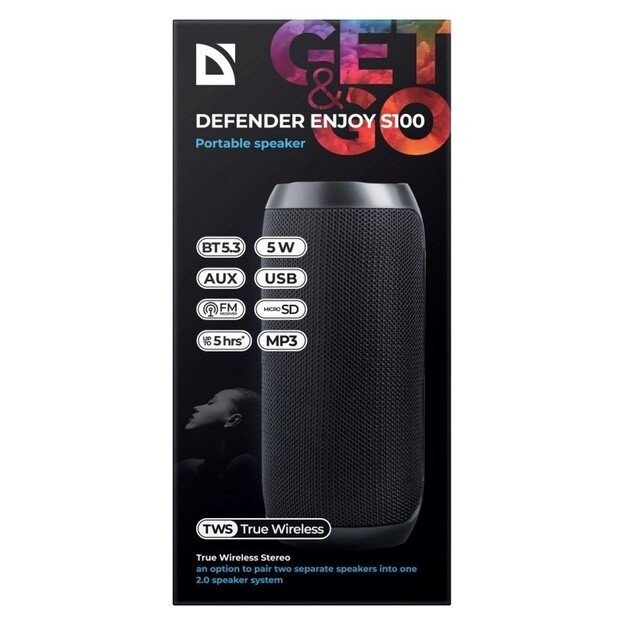 BLUETOOTH SPEAKER DEFENDER S100 5W 1