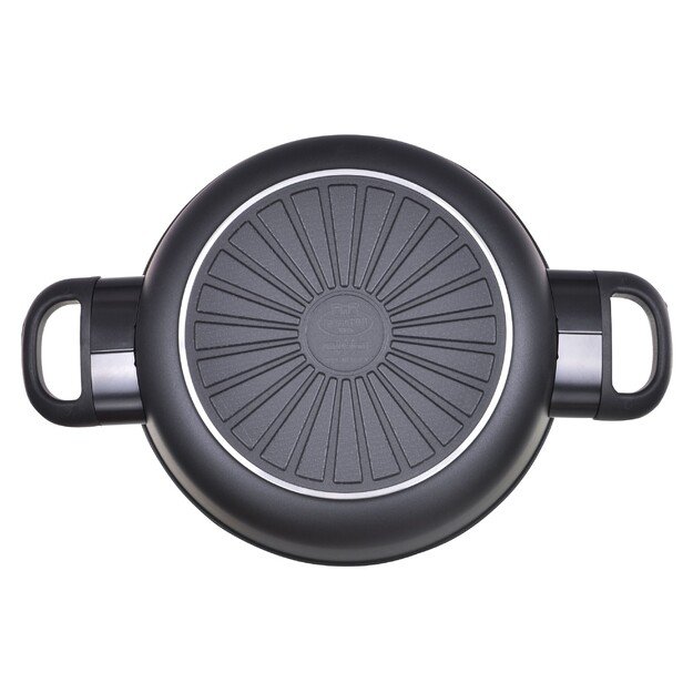 Keptuvė BALLARINI Avola gili su 2 rankenom titan 28 cm 75002-923-0 2