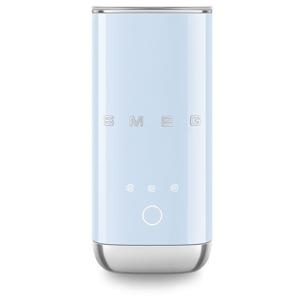 Smeg Milchaufsch?umer MFF02PBEU, 3 Funktionen, Antihaft, 500W, Hellblau