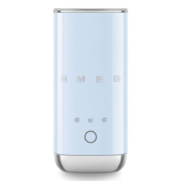 Smeg Milchaufsch?umer MFF02PBEU, 3 Funktionen, Antihaft, 500W, Hellblau