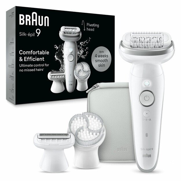 Braun Silk-&eacute;pil 9 9-061 40 tweezers Silver, White