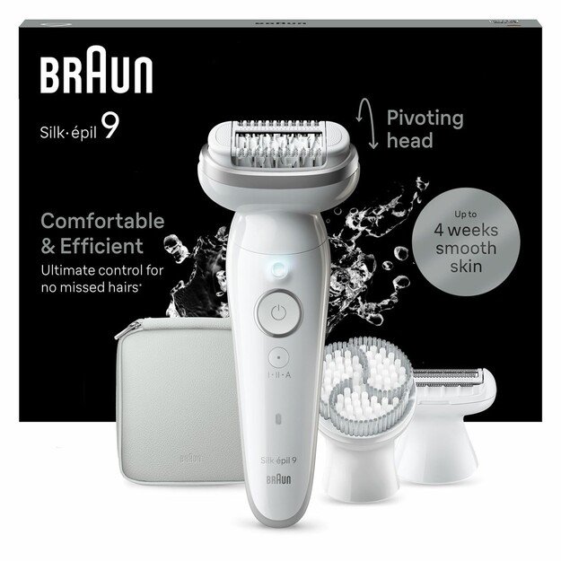 Braun Silk-&eacute;pil 9 9-061 40 tweezers Silver, White