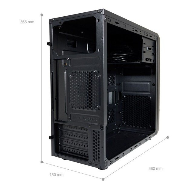 LC-Power LC-2017MB-ON computer case Micro Tower Black