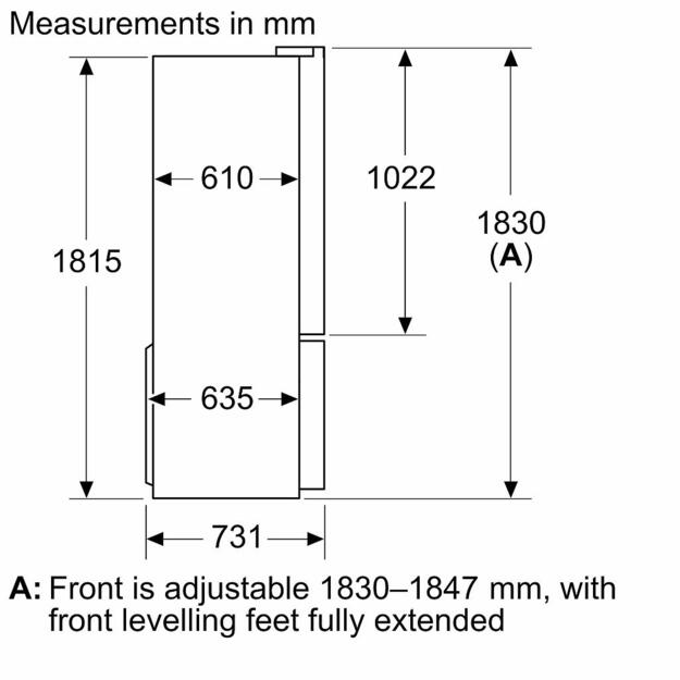 &Scaron;aldytuvas BOSCH KFD96APEA