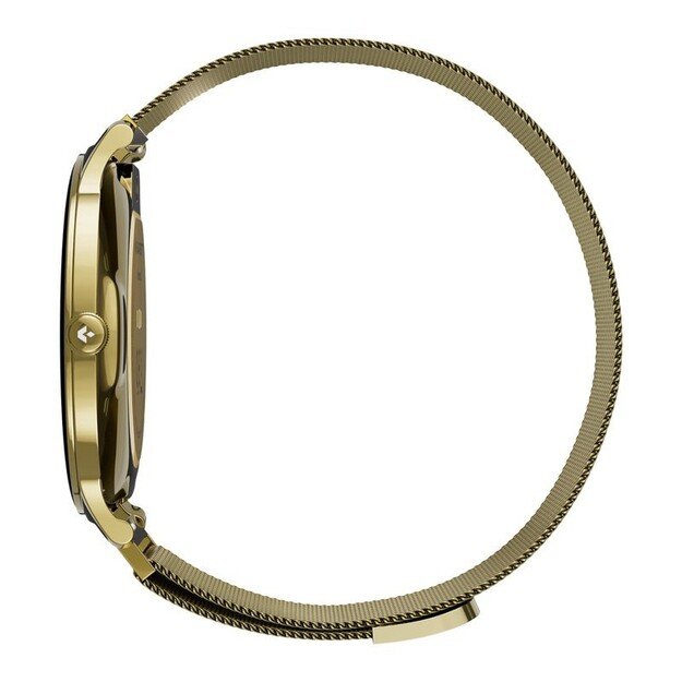 I&scaron;manusis laikrodis su lietuvi&scaron;ku meniu GARETT Verona 2 Glow Gold Mesh steel