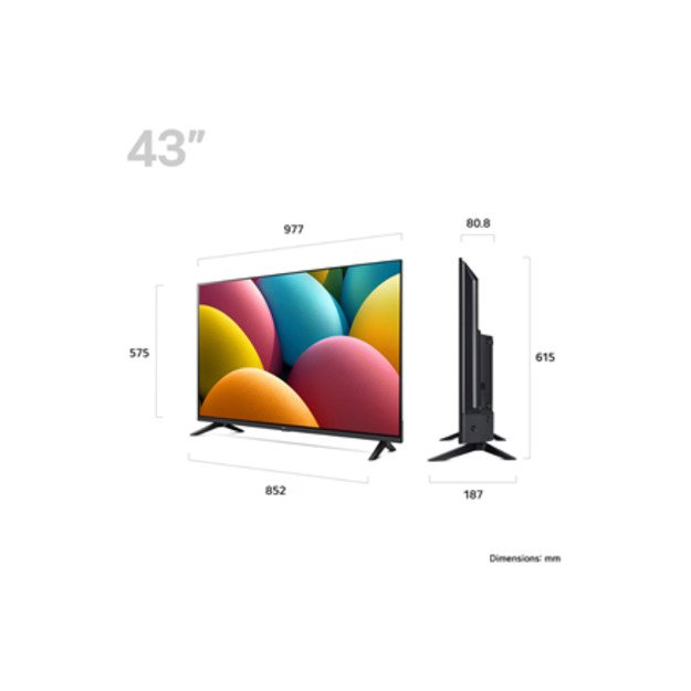 LG 43LR60006LA | 43  | Smart TV | webOS | FHD