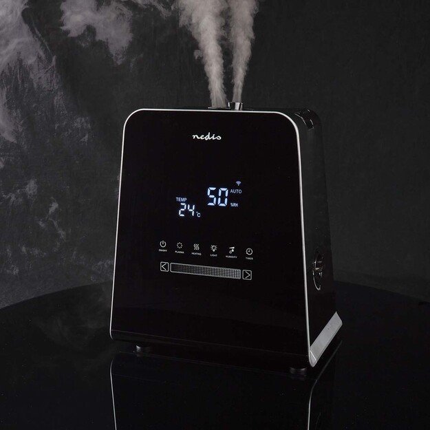 Nedis HUMI150BKW humidifier Steam 5.5 L Black 30 W