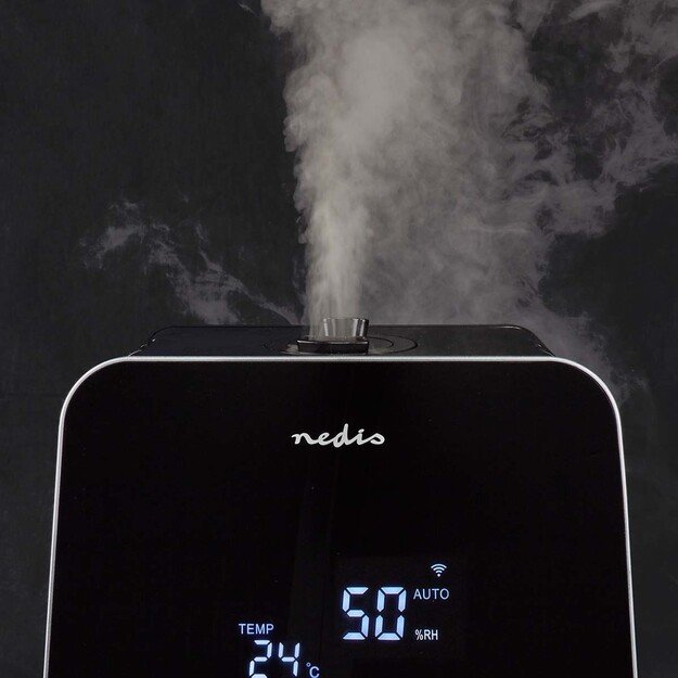 Nedis HUMI150BKW humidifier Steam 5.5 L Black 30 W