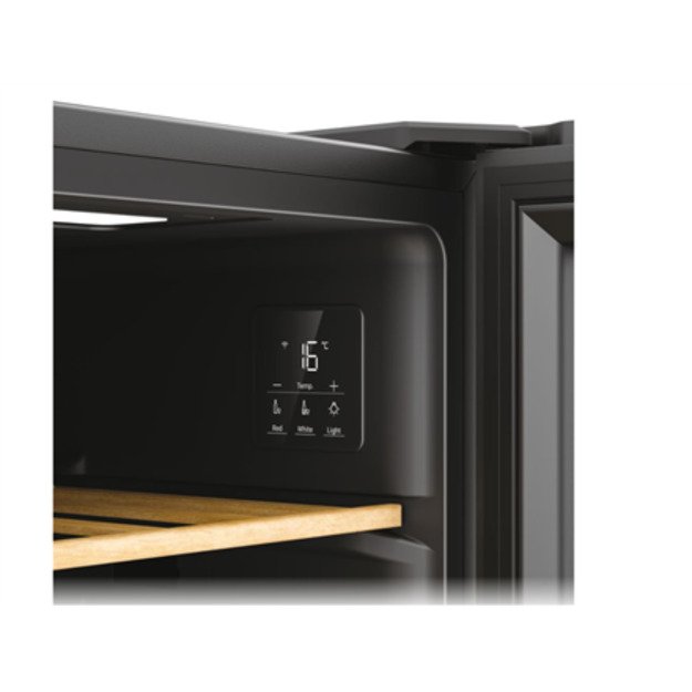 Candy | Wine Cooler | 438063 | Energy efficiency class G | Free standing | Bottles capacity 34 | Black