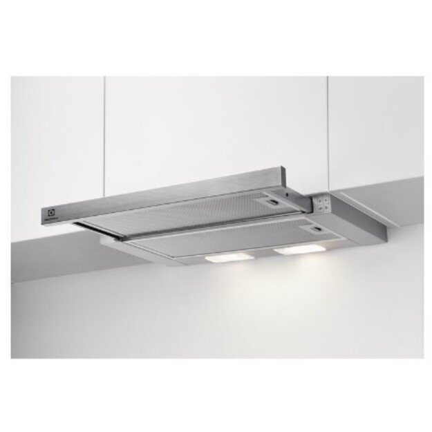 Electrolux LFP326S cooker hood Semi built-in (pull out) Grey 410 m3/h C