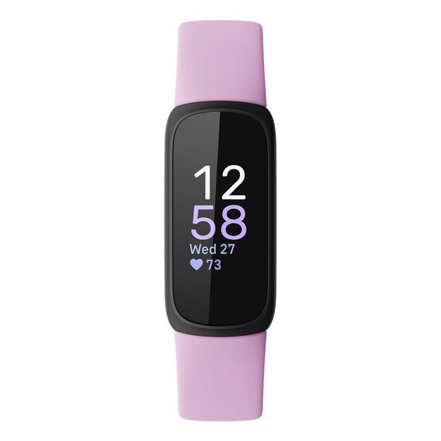 Fitbit Inspire 3 AMOLED Armband activity tracker Black, Lilac