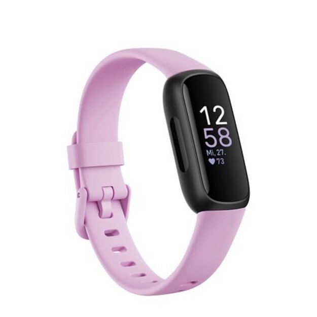 Fitbit Inspire 3 AMOLED Armband activity tracker Black, Lilac