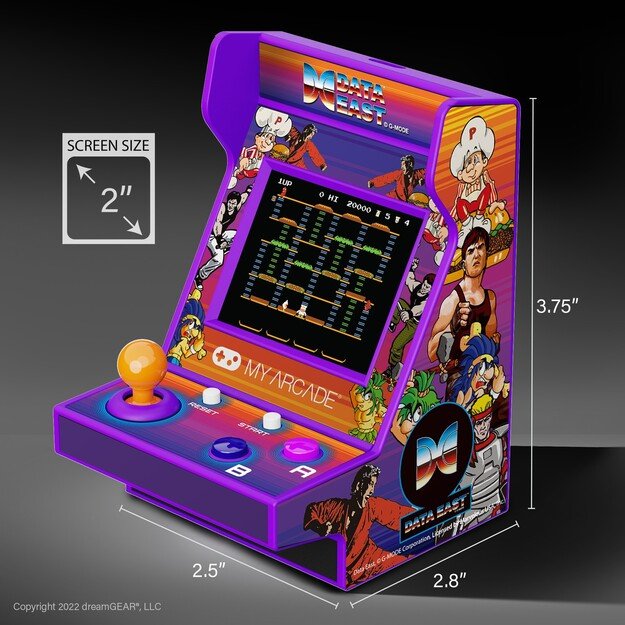 MY ARCADE Pico Player ,,Data East Hits&quot ne&scaron;iojama žaidimų konsolė