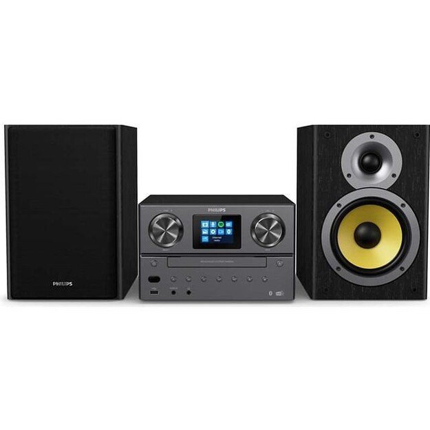 Philips TAM8905 Music System with Internet Radio, DAB+, Bluetooth, CD, USB, and Spotify Connect