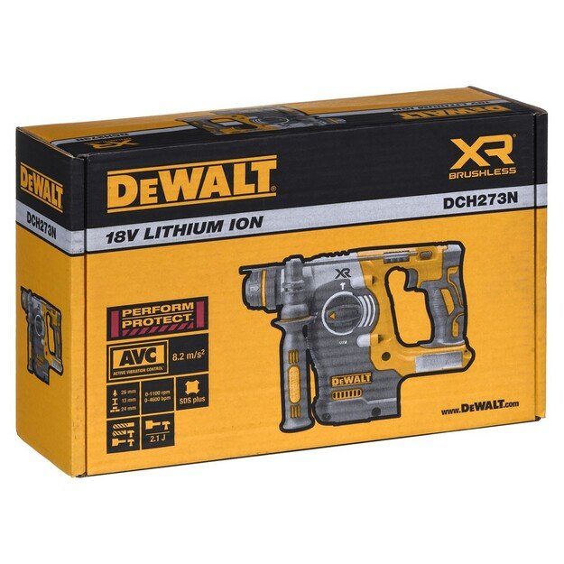 DeWALT DCH273N rotary hammer SDS Plus 7