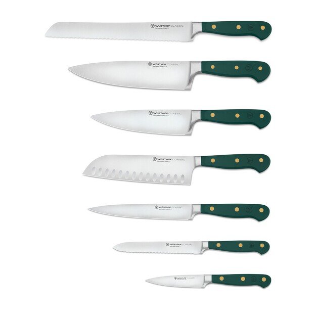 WUSTHOF 1091770717  Classic Colour peilių rinkinys, 7vnt., fresh rosemary