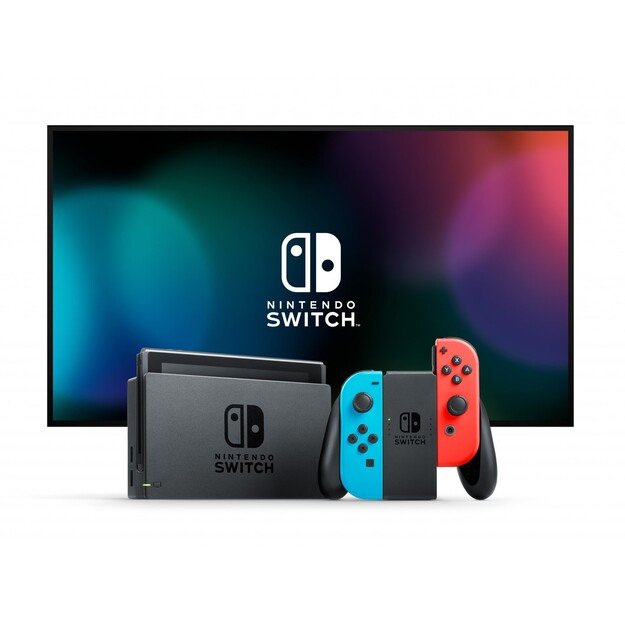 Nintendo Switch Konsole V2 (2022) rot/blau 2