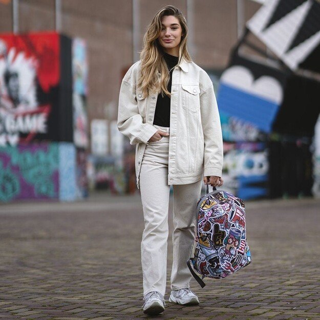 XD DESIGN ANTI-THEFT BACKPACK BOBBY SOFT GRAFFITI P/N: P705.868 1