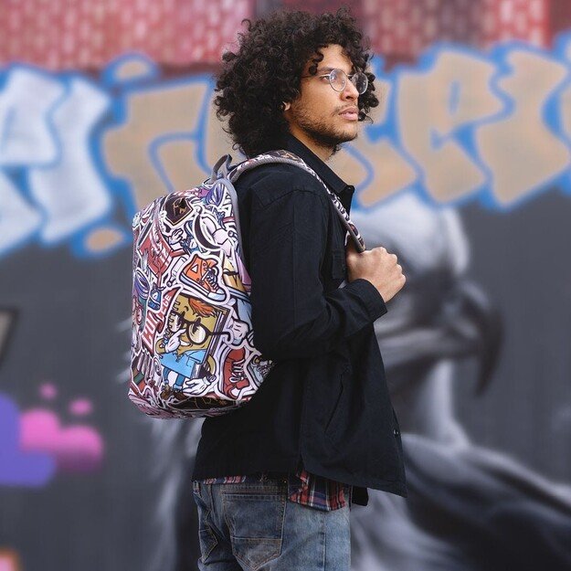 XD DESIGN ANTI-THEFT BACKPACK BOBBY SOFT GRAFFITI P/N: P705.868 3