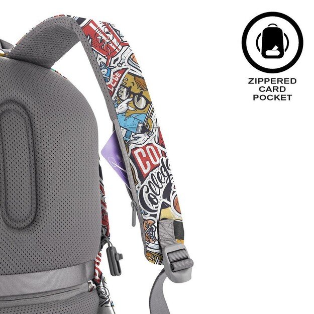 XD DESIGN ANTI-THEFT BACKPACK BOBBY SOFT GRAFFITI P/N: P705.868 6