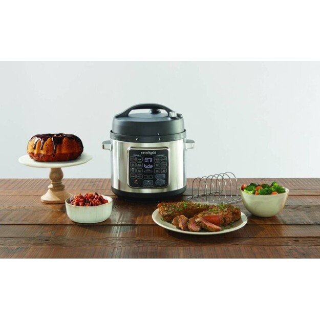 Crock-Pot CSC062X multi cooker 5.6 L 1400 W Black, Stainless steel