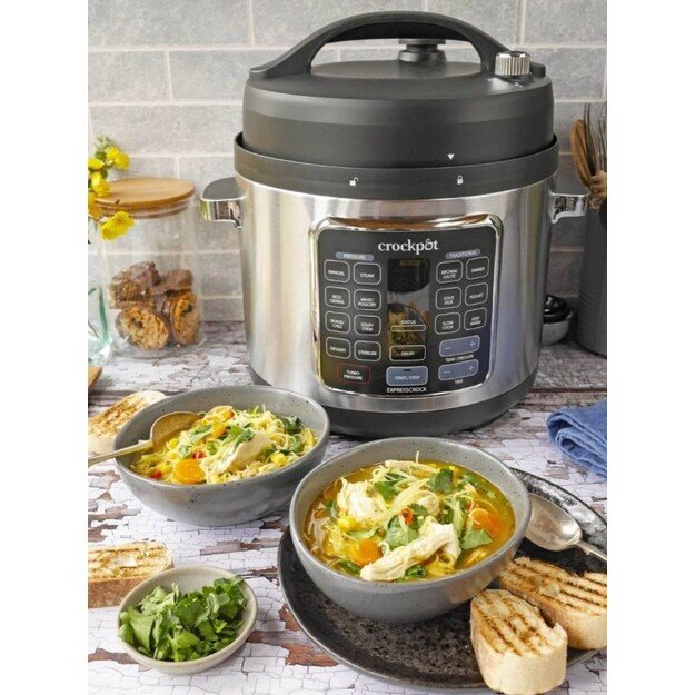 Crock-Pot CSC062X multi cooker 5.6 L 1400 W Black, Stainless steel