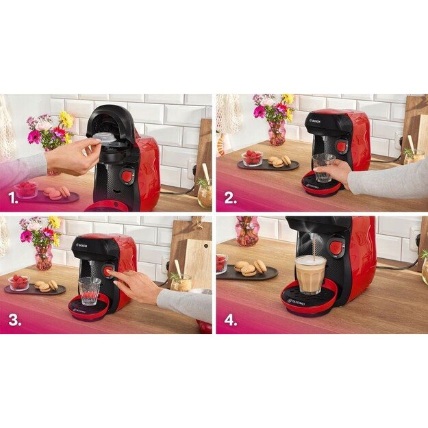 Bosch Tassimo Happy TAS103E coffee maker Fully-auto Capsule coffee machine 0.7 L 8