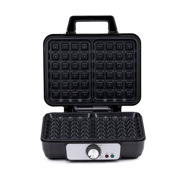 ALPINA 1000W Electric Waffle Maker, Black