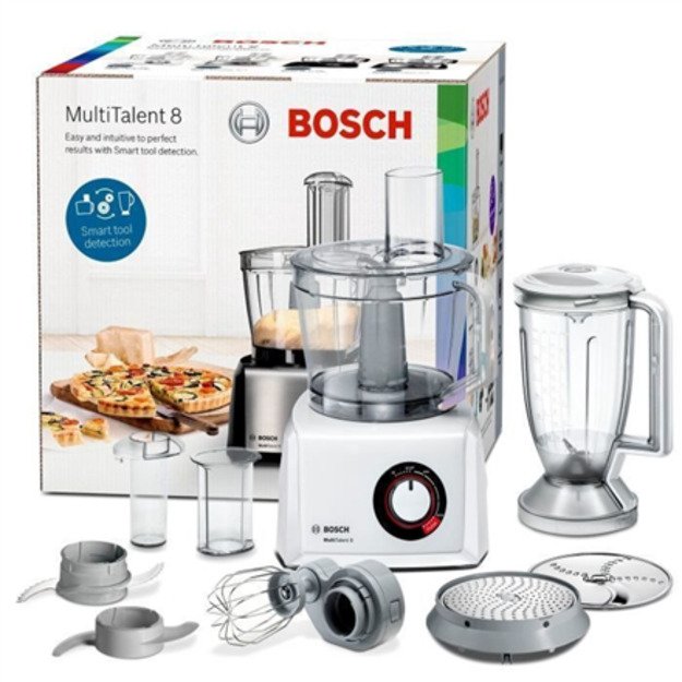 Bosch | Food Processor MultiTalent 8 | MC812W501 | 1000 W | Number of speeds 2 | Bowl capacity 3.9 L | Blender | White 1