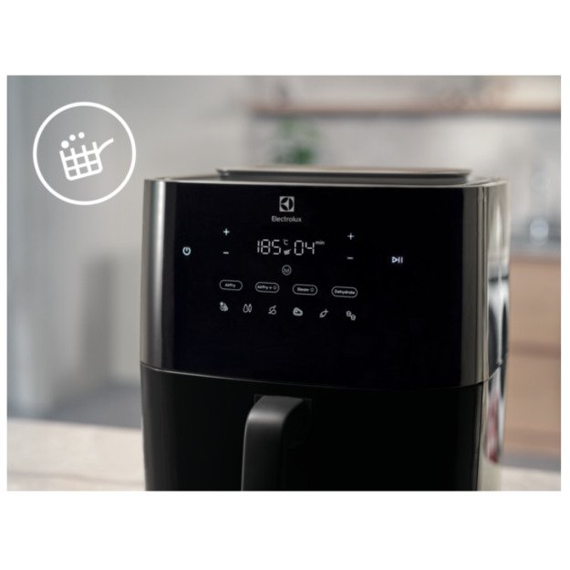 Electrolux EAF7SB Single 6.9 L Stand-alone 1700 W Hot air fryer Black 1