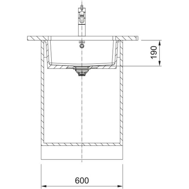 FRANKE Kubus KXK 110-51, montuojama po stalviršiu, 126.0735.186 2